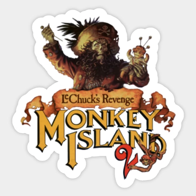 LeChuck's Revenge Logo Sticker by Zagreba